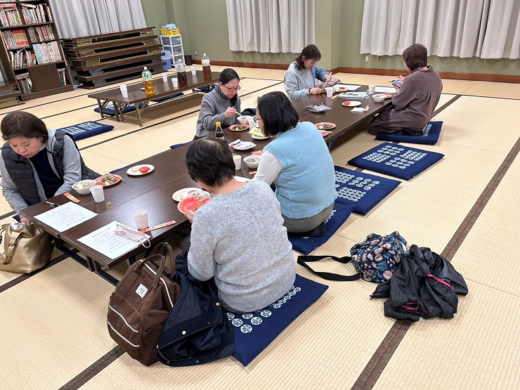迎春のつどい年末おすすめ商品試食会
【倉敷エリア茶屋町コープ委員会】