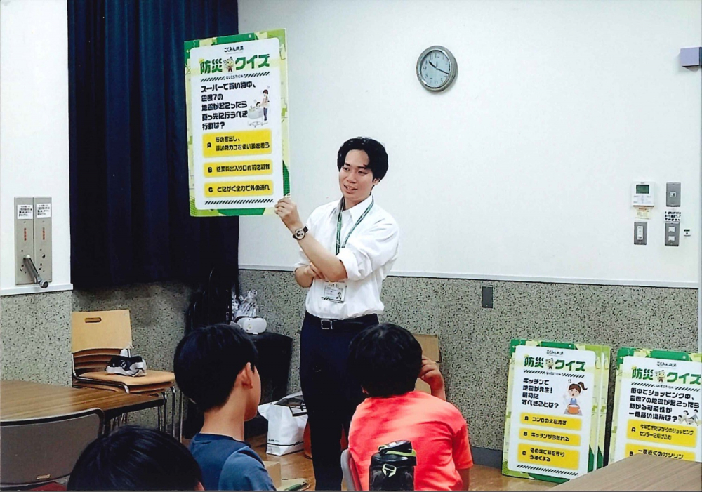 夏休み親子で学ぼう! 防災カフェ2024~楽しみながら防災を学ぼう!~
【倉敷エリア第四福田コープ委員会】