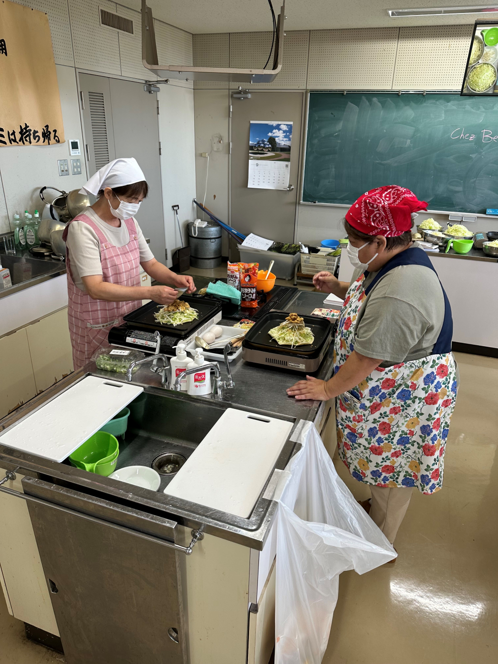 オタフクソース株式会社　商品セミナー　お好み焼
【美作エリア奈義コープ委員会】