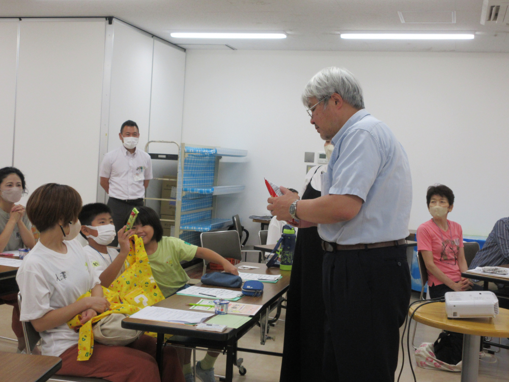教えて桑守先生!親子で学ぼうおやつのえらびかた　～よく見て買い物してみよう!～
【美作エリアたべるたいせつと商品PJ】
