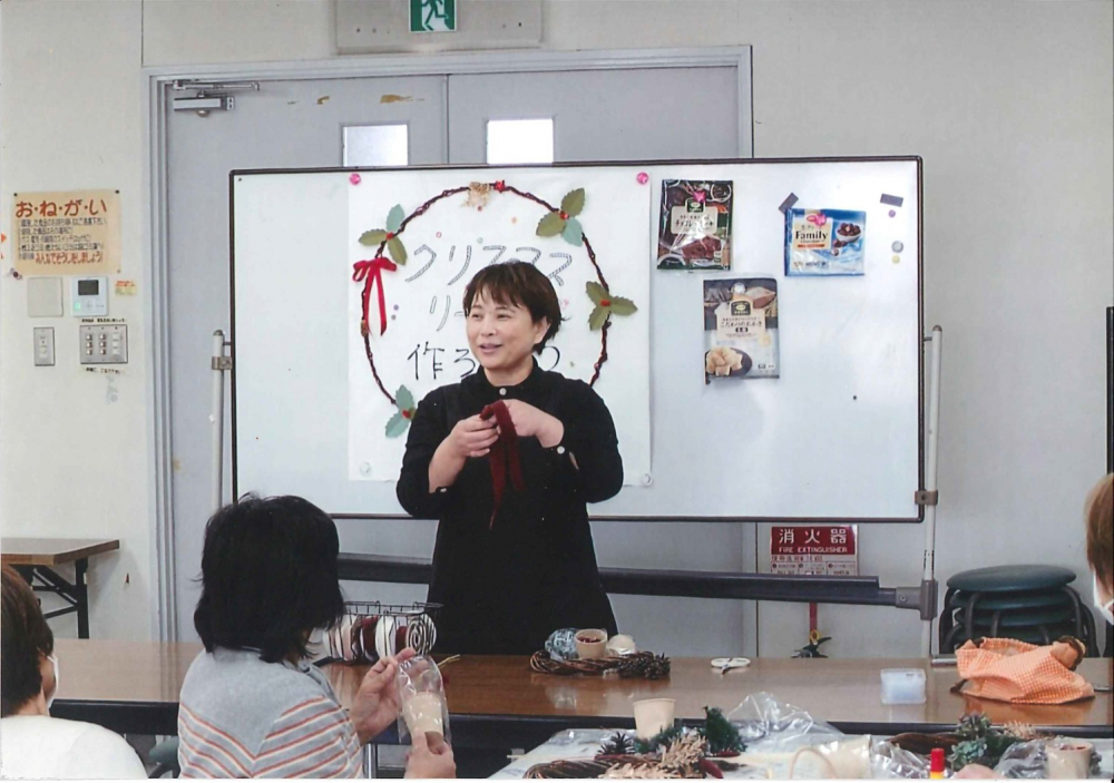 クリスマスリースを作ろう!
【岡山東エリア山南コープ委員会】
