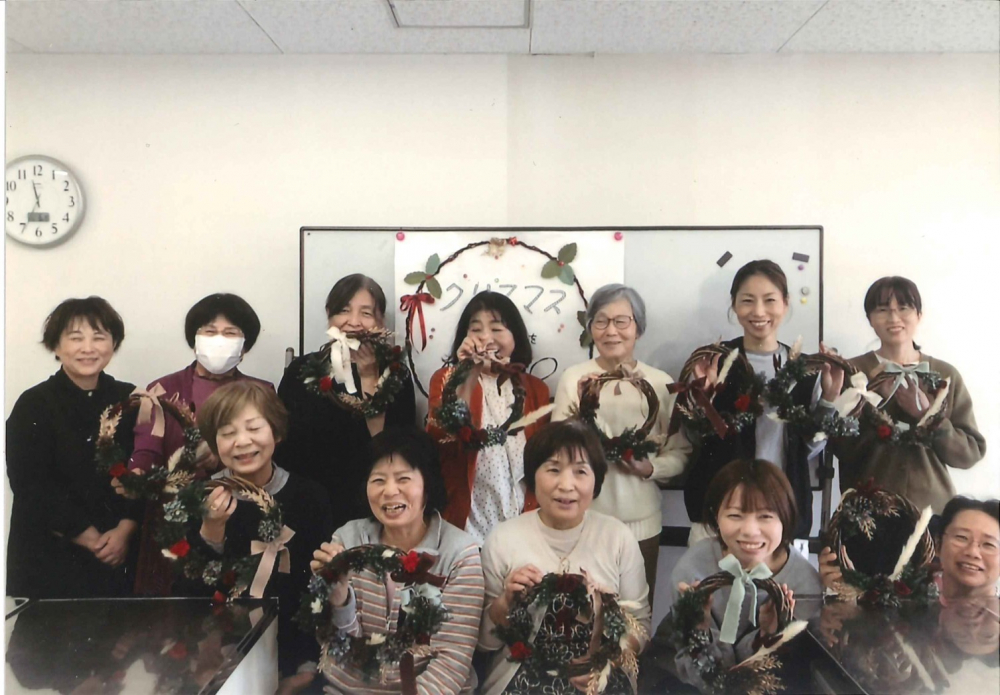 クリスマスリースを作ろう!
【岡山東エリア山南コープ委員会】