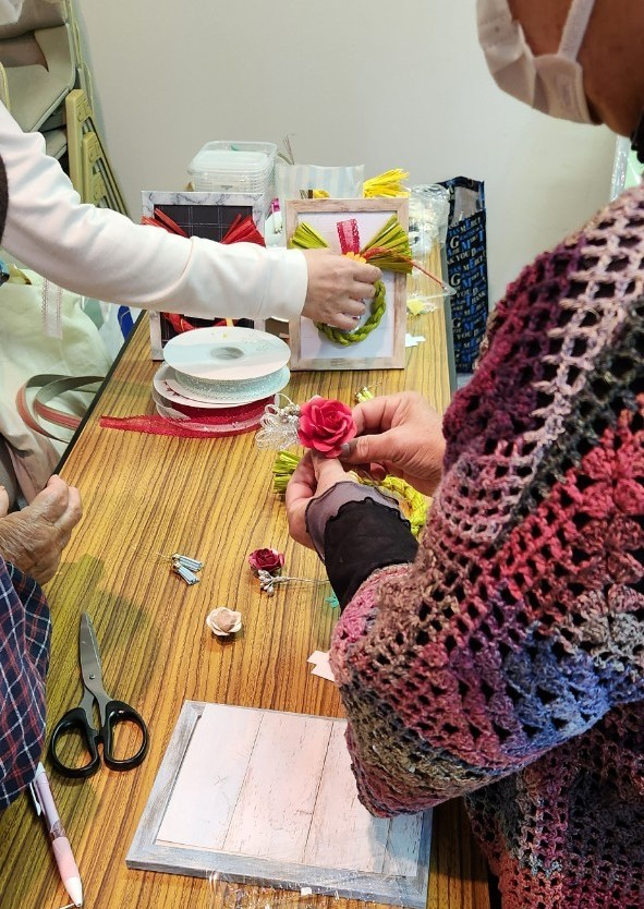 お正月飾りを作ろう
【美作エリア久米南コープ委員会】