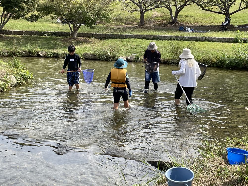 水辺の教室　いきものさがし観察隊‼
【岡山東エリア未来つながるPJ】
