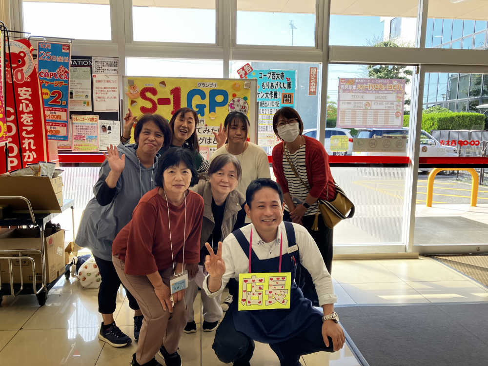 コープ西大寺もりあげ隊　ジャンケン大作戦!
【岡山東エリア店舗応援実行委員会】