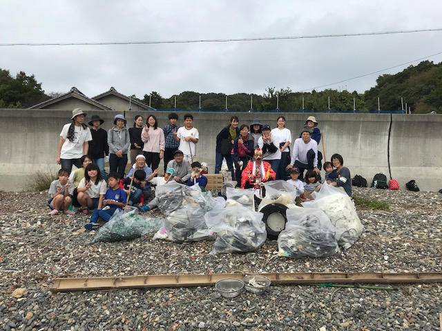 海ごみ回収体験・瀬戸内市邑久町扇海岸
【岡山東エリア未来つながるPJ】