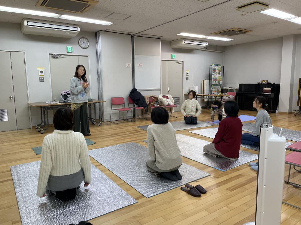 東川原ブロック交流会　「血流をよくする体操と座学」
【岡山東エリア東川原ブロック委員会】