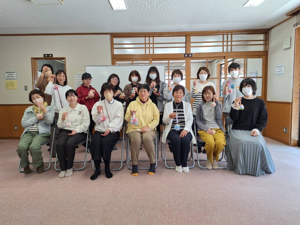 春を感じるフラワーボール
【備北エリアいき★いきPJ】