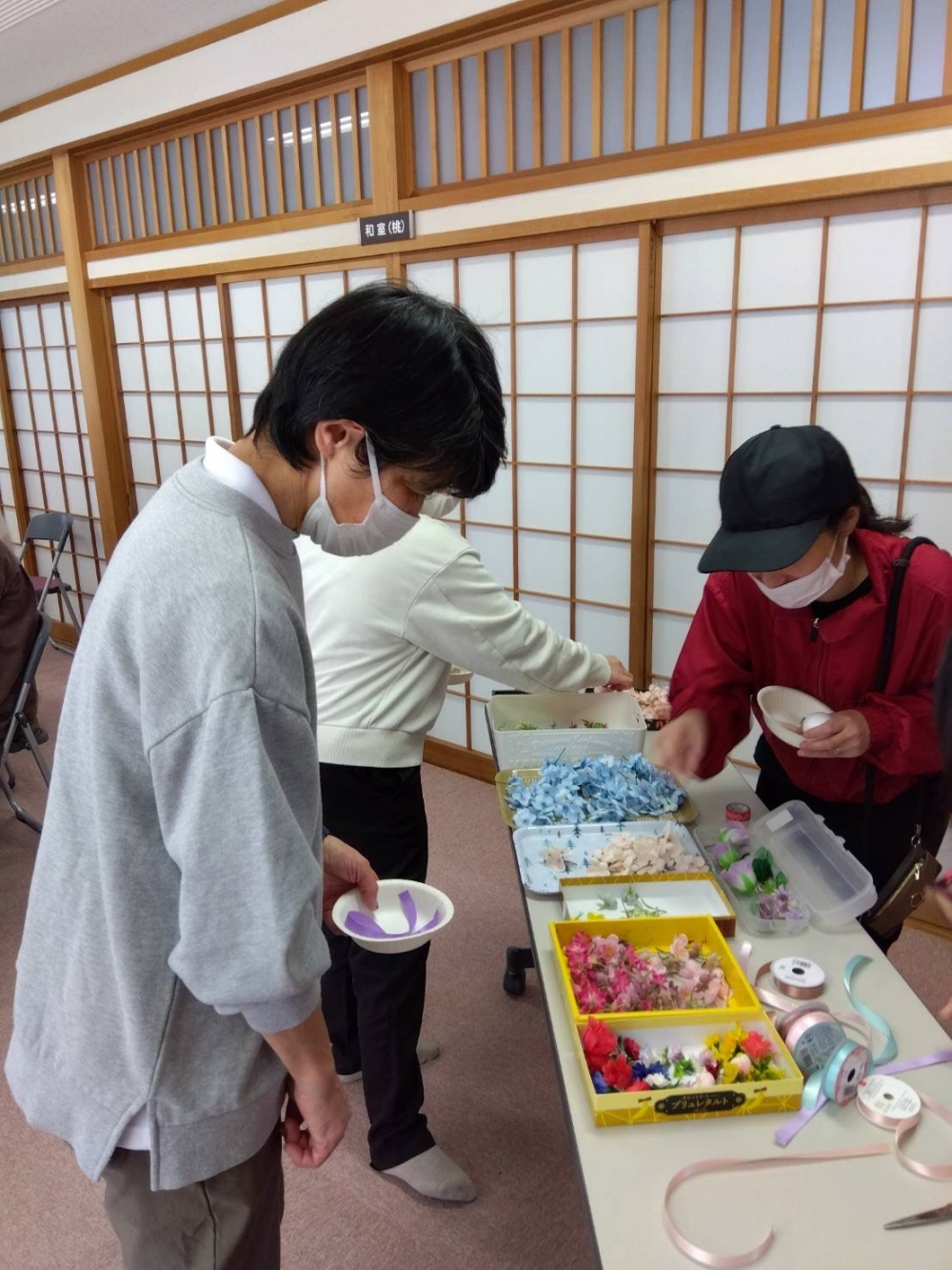 春を感じるフラワーボール
【備北エリアいき★いきPJ】