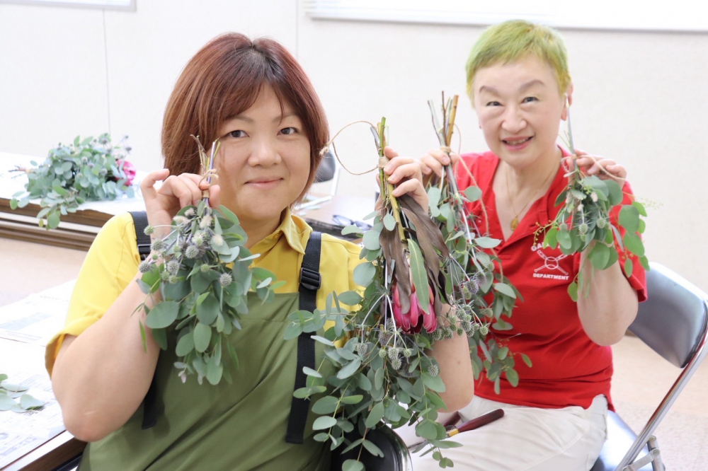 日々のくらしにオアシスを　~スワッグを作ろう~
【備北エリア26PJ】