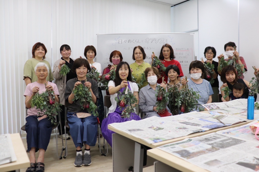 日々のくらしにオアシスを　~スワッグを作ろう~
【備北エリア26PJ】