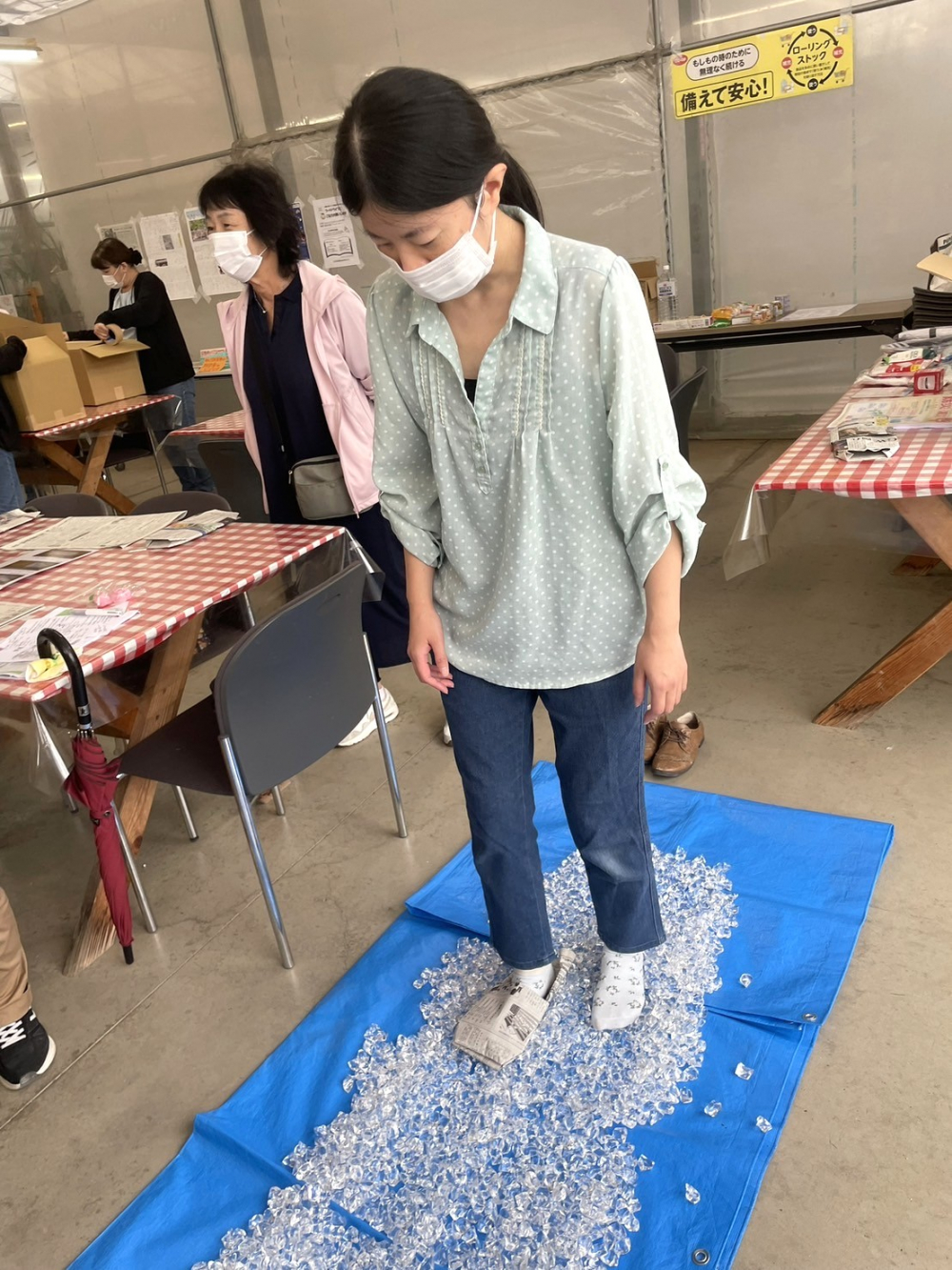 ほのぼのカフェ　-こくみん共済coop岡山推進本部の防災士さんから、防災・減殺への対応について学びます-
【備北エリアパワーアップPJ】