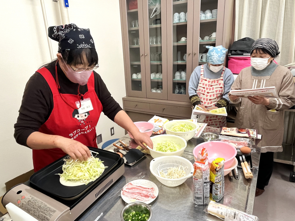 おいしいお好み焼きセミナー
【岡山西エリア桃丘コープ委員会】