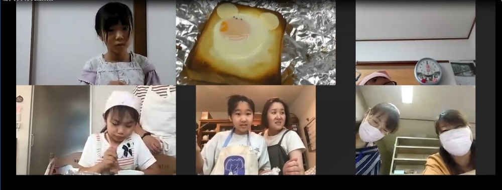 ZOOMで親子クッキング∼オンラインでランチを作ろう!～
【岡山西エリアのびのびPJ】