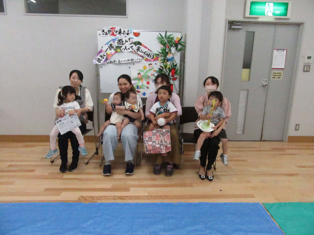 親子企画　さあ‼夏が来たよ～☆親子で一緒に遊んでつくって楽しんじゃおう♡
【倉敷エリア子育て応援PJ】